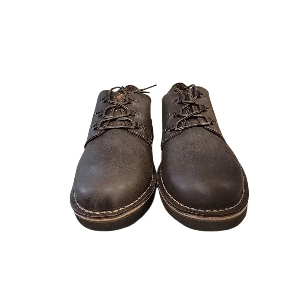 CLARKS Men's Eastford Low Shoes Oxford Dark Brown Size 13‎